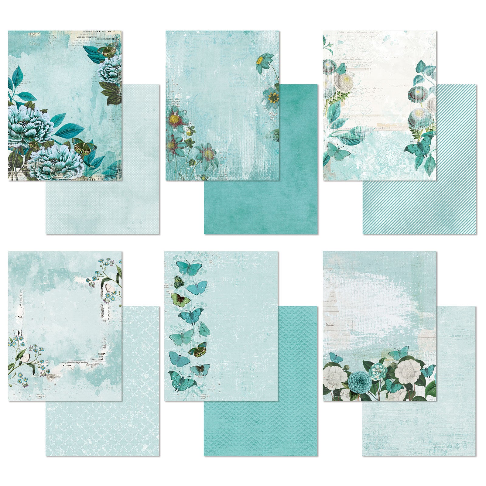 49 & Market Color Swatch Teal 6 x 8 Collection Pack